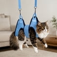 thumbnail image 6 of GOFLIC Cat Grooming Sling Hanging Restraint Bag, Breathable Pet Suspended Bed for Bathing Nail Trimming, Soft Cloth Comfortable Care Sling for Home Salon, 6 of 6
