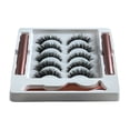 thumbnail image 5 of Natural Look Magnetic False Eyelashes With Eyeliner And Applicator 5 Pair Eyelashes Kit Ds03, 5 of 7