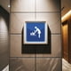 thumbnail image 3 of Señalamiento: "Cambiador para bebés, WC" en azul y blanco. Impresa sobre plástico estireno calibre 40, ideal para interiores, medidas: 20 x 20 cm. Señalética, Letrero, Señal cuadrada informativa., 3 of 5