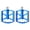 Blue, variant on CEORPER 9/16'' Thread Bikes Pedalling Platform Sealed Bearing Bikes Pedalling