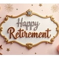 thumbnail image 4 of Decorative Design Happy Retirement Glitter Frame Balloon Star Airplane for Retirement Party Indoor Office Celebration, 4 of 8