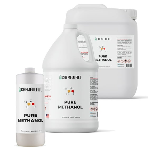 Chemfulfill Methanol - High Purity Methyl Alcohol (MeOH; Methanol) (Pint (16 fl oz))