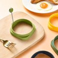 thumbnail image 4 of Food Grade Silicone Egg Rings, Non-Stick Mold for Fried Eggs & Poachers, Dishwasher Safe Cookware, 4 of 7