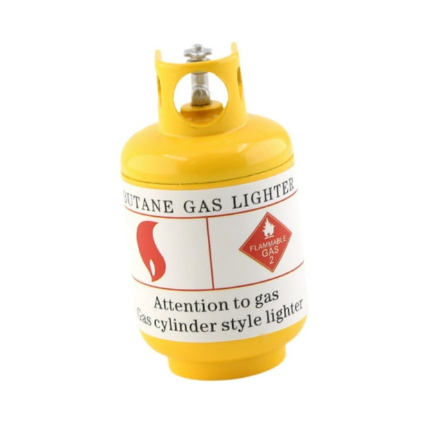 Tanque de gasolina para coche RC 1/10, modelo de simulación, accesorios, bidón de gasolina, decoración de metal. Amarillo