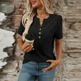 thumbnail image 5 of Scyoekwg Womens Summer Fashion Trendy Comfy Clothes Ladies Blouses Dressy Casual Short Sleeve Tops Womens Going Out Outfits Womens Summer Fashion Loose, 5 of 6