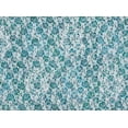 thumbnail image 2 of Zelouf Knit Lace Print  , Sewing, DIY, Crafts Fabric by the Yard, 470 Teal/emrld, 10 Yard, 2 of 2