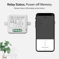thumbnail image 4 of Smart 1ch Matter Mini Smart Wifi Switch Module Diy Smart Relay Switch Módulo 10A Switch para Smart Home Automation Compatible Con Home Pod // Asistente/, 4 of 7