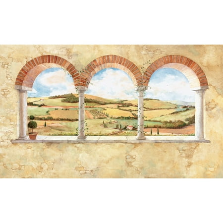 Tuscan View Prepasted Wall Mural 10.5'W x 6'H