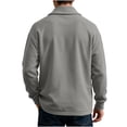 thumbnail image 6 of MXALUOB Men's Cardigan Sweaters Shawl Collar Open Front Long Sleeve Winter Sweater Solid Color Regular Fit Fashion Outerwear for Daily Wear, 6 of 6