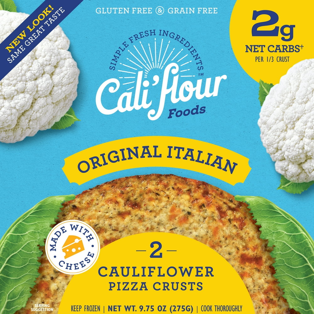 Cali'flour Foods Cauliflower Pizza Crust, Original Italian, 9.75 oz, 2