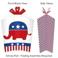 thumbnail image 3 of Big Dot of Happiness Republican Election - Table Decorations - Political Party Fold and Flare Centerpieces - 10 Count, 3 of 6