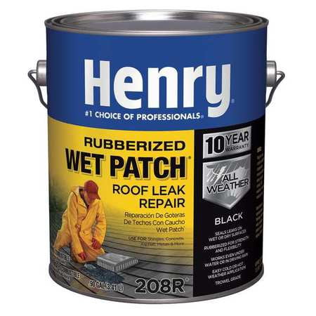 HENRY Roof Leak Repair, 0.9 gal., Black (Best Way To Stop Roof Leaks)