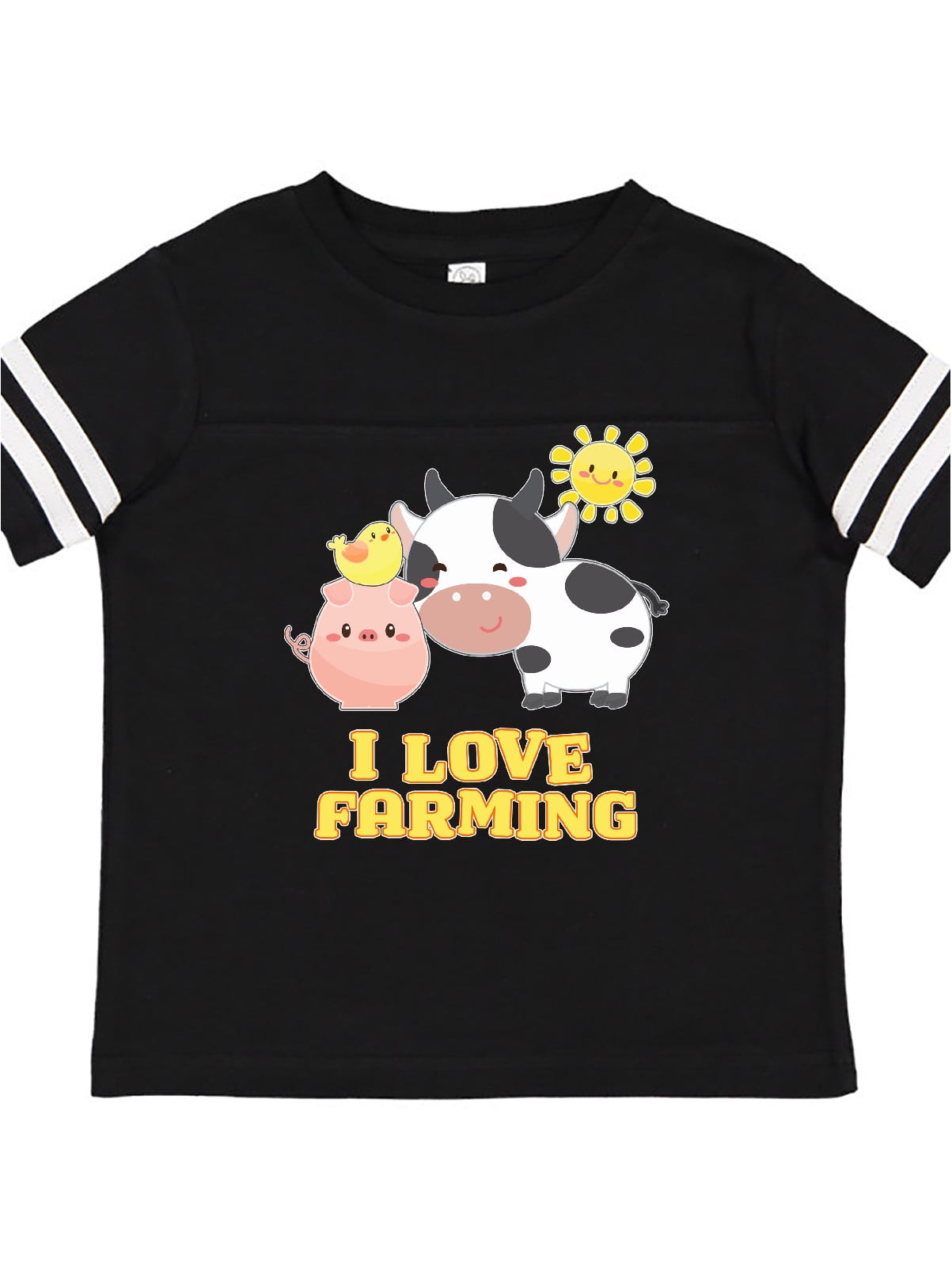 INKtastic I Love Farming farm animals Toddler TShirt