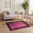 thumbnail image 3 of ODIKA Pink Leopard Print Spotted Bordered Glam Rosette Abstract Inspired Non-Slip Chair-Friendly for Home Office, Gaming Room, Under Desk, 3 of 7