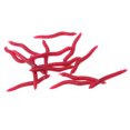 thumbnail image 5 of 100 unids/lote señuelo de pesca de plástico blando cebo gusano rojo biónico 4cm para pesca, 5 of 5