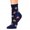 Navy, variant on Dyfzdhu Women Casual Print Cotton Pattern Lady Socks Tube Comfortable Socks