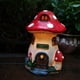 thumbnail image 2 of Casa de Seta LáMpara Solar de Resina Adorno de DecoracióN de Casa de Paisaje de Hadas en Miniatura de JardíN de JardineríA, 2 of 5