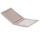 thumbnail image 3 of Cartera pequeña de piel para hombre, tarjetero para identificación, crédito y licencia de conducir. Beige, 3 of 7