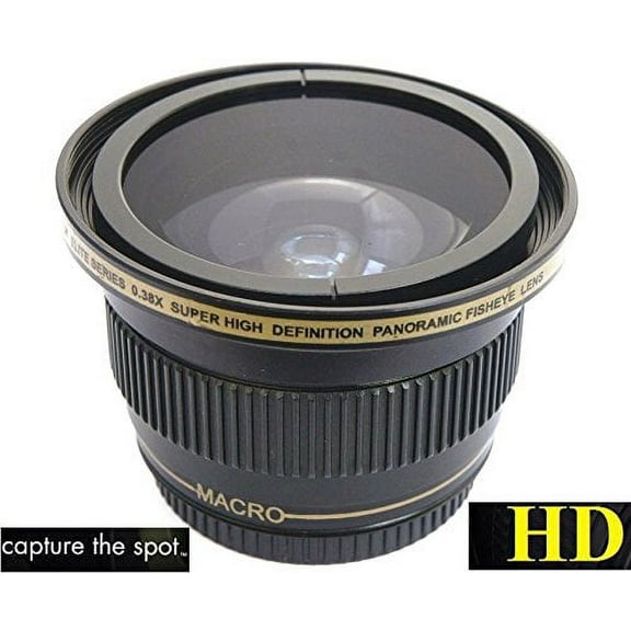 NEW Super Wide Hi Def Fisheye Lens For Sony Alpha A68 ILCA-68 (55mm Compatible)
