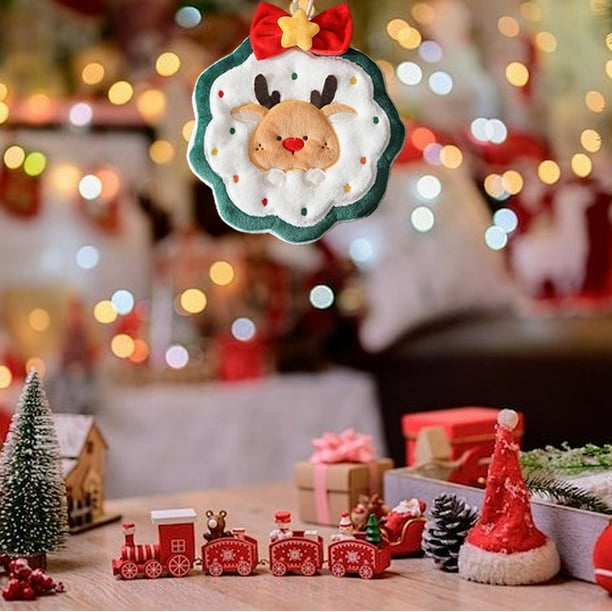 Adornos navideños, adornos navideños, regalos navideños, toalla de