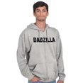 thumbnail image 3 of Funny Fathers Day Gift Dadzilla Zip Hoodie Sweatshirt Men Brisco Brands S, 3 of 6