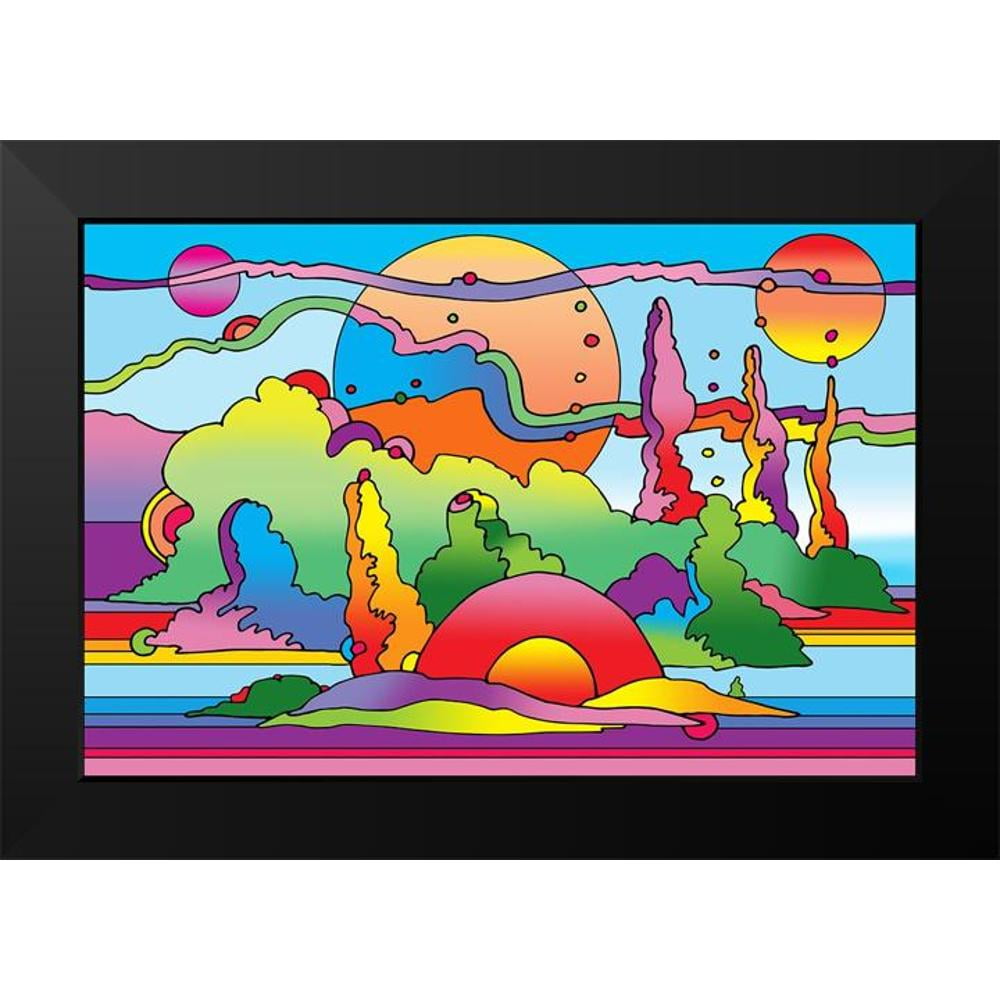 Green, Howie 24x17 White Modern Wood Framed Museum Art Print