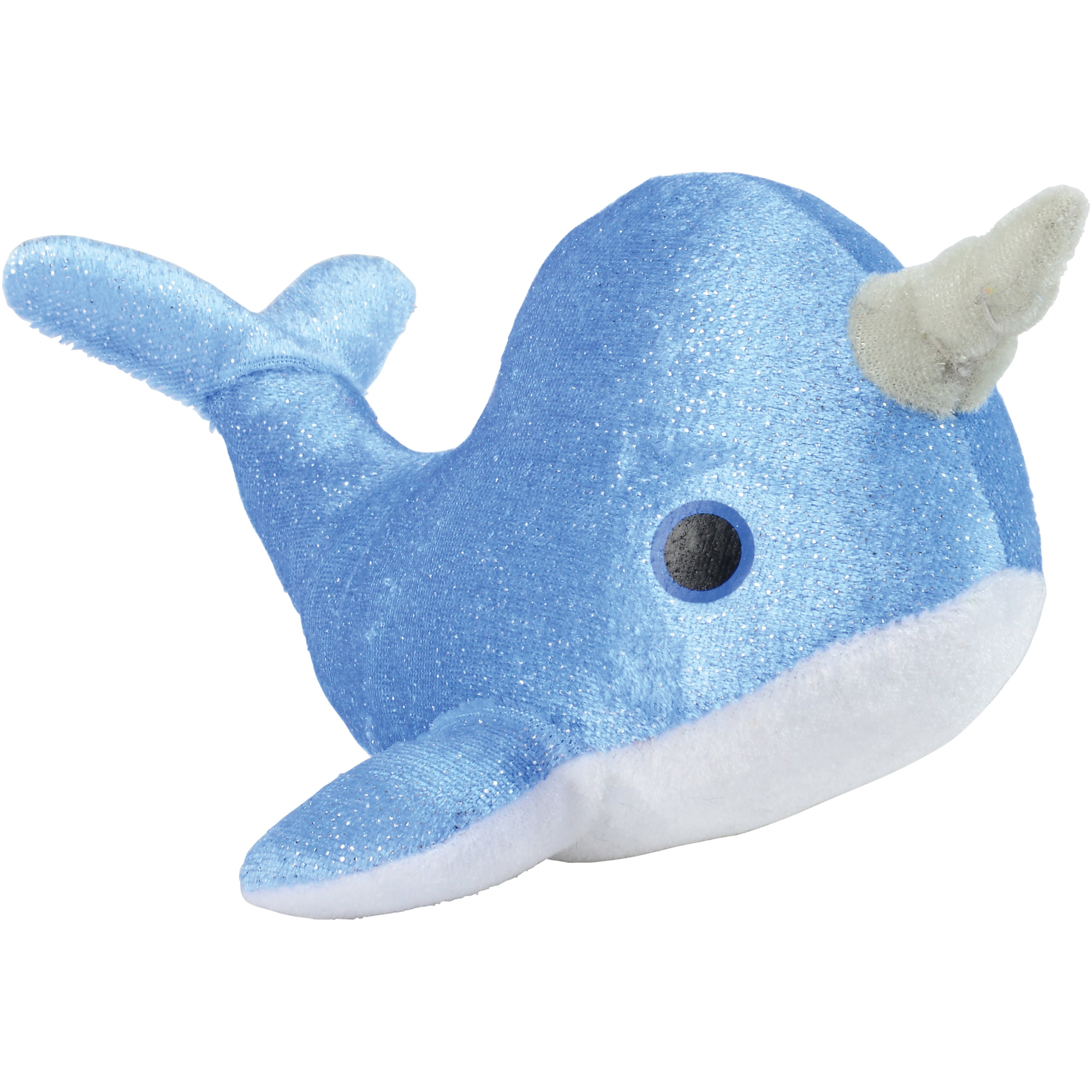 Veil Entertainment US Toy Mystic Glittering Narwhal with Horn 7 Plush 