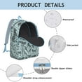 thumbnail image 4 of Wild Giraffe Lover Backpack, Lightweight Laptop Bag with Artistic Animal Skin Texture and Nature-Inspired Print for Students, 4 of 5