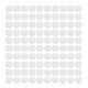 thumbnail image 1 of 100pcs Professional Salon Heat Shields Single Hole Spacer Template for Bonding Hair Extensions, 1 of 2