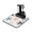 White, variant on Dark Celestial Coffee Mat, Absorbent Dish Drying Pad with Gothic Moon & Star Patterns, Leak-Proof Non-Slip Kitchen Counter Mat for Coffee Bar Use
