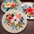 thumbnail image 7 of Diy Embroidery Kit Floral Patterns Embroidery Needlework Set Cross Stitch Kits For Beginners Craft Lover, 7 of 7