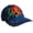 Blue, variant on Embroidery Tattoo Cap - Rose (Washed Cotton) - Black - HT-BSR100BK