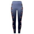 thumbnail image 5 of NIEWTR Leggings for Women High-waisted Thermal Warm 2024 Winter Tights Full Length Fashionable Christmas Print LeggingChristmas Printed Leggings(XL,Blue), 5 of 5