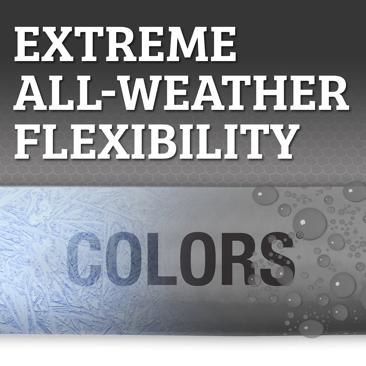 Flexzilla Colors Garden Hose 5/8 in. x 50 ft., Lightweight All-Weather Water Hose, Durable and Flexible, Leak-Free Connections, Slate Grey