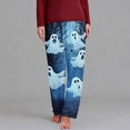 thumbnail image 2 of Hvogkswy Halloween Pajama Pants for Women Loose Straight Wide Leg Sleep Pants Cute Pumpkin Graphic Pajama Bottoms S-5XL, 2 of 5