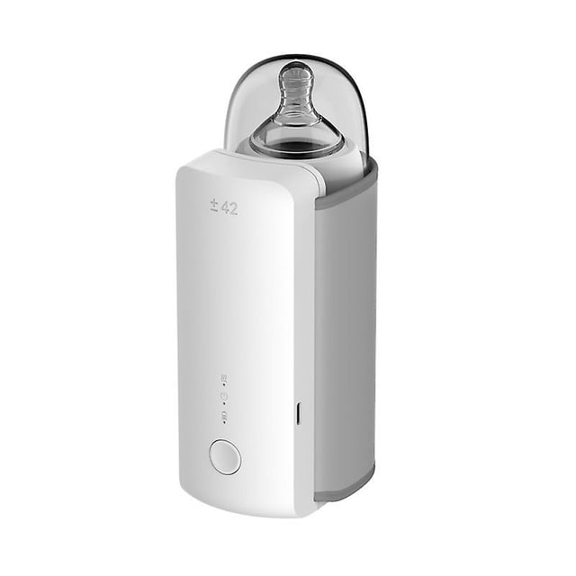 Portable Chauffe-Biberon-Voyage Chauffe-Biberon pour Lait Maternel Fuite-Preuve Conception USB Rechargeable Batterie Longue Dure Thermostat de Lait Ch