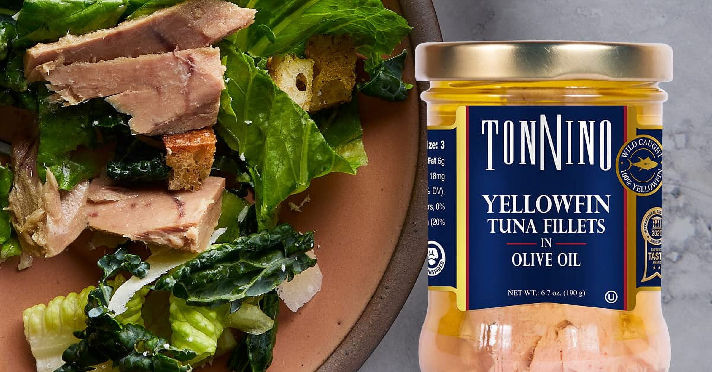 Tonnino Tuna Filet,Olive Oil 6.7 Oz (Pack Of 6)