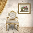 thumbnail image 3 of Spivey, Linda 24x19 Gold Ornate Wood Framed with Double Matting Museum Art Print Titled - Count Your Blessings Geraniums, 3 of 4