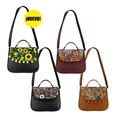 thumbnail image 2 of Bolsa Mariconera Malubero Pompones Mandala Girasoles Malu1810, 2 of 2
