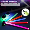 thumbnail image 4 of Muñequera LED recargable, brazalete decorativo de alto brillo, para correr de noche, para fiesta deportiva al aire libre, 4 of 5