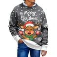 thumbnail image 4 of Men's Christmas Sweaters - Funny Christmas Sweaters for Men - Fun Holiday Pullovers,Grey,XL, 4 of 7