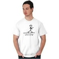thumbnail image 4 of Stepped Gum Stuck On Shoe Negative Plus Size Crewneck Graphic Tee Shirt Brisco Brands 2X, 4 of 5