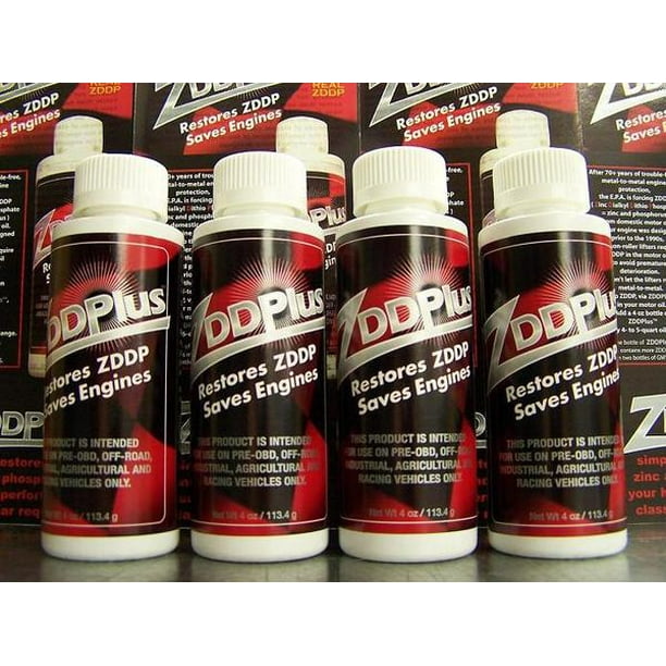 4 Bottles ZDDPlus ZDDP Engine Oil Additive Save Your Engine