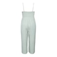 thumbnail image 2 of Vestido George para Mujer Jumpsuit Cuello V Botones Frontales Tirante Delgado Verde Talla G, 2 of 4