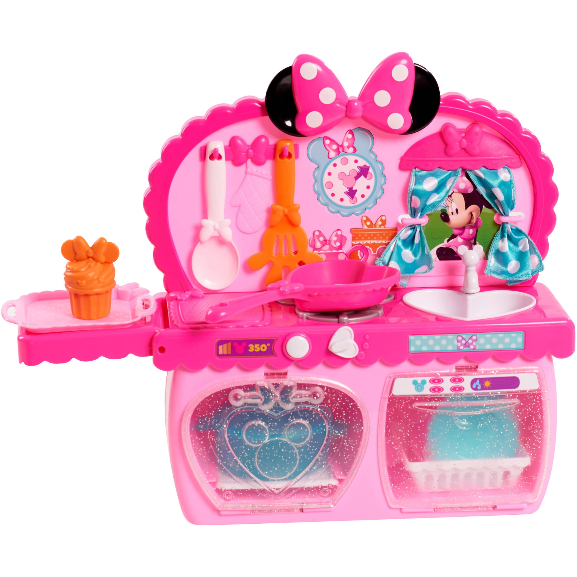 Disney Minnie Bow Tique Bowtastic Kitchen Playset Walmartcom