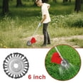 thumbnail image 2 of BAOKALER 6 inch Trimmer Blade, Steel Wire Gas String Trimmer Head, Compatible with Mainstream Gasoline Lawn Mowers, 2 of 6