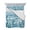 SkyBlue, variant on Quilts King Size Bedding Set, Turquoise Jellyfish Coastal Lightweight Quilted Comforter, Summer Ocean Seaweed Rustic Soft Reversible Bedspread Coverlet with Pillow Covers for All Season, 96" x 106"