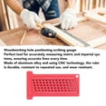 thumbnail image 3 of Hole Positioning Ruler, Wear Resistant Scriber Ruler Portable 65mm  for Workplace, 3 of 7