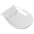 thumbnail image 1 of Abbott Collection Blanc Owl Tea Bag Holder, White, 1 of 1