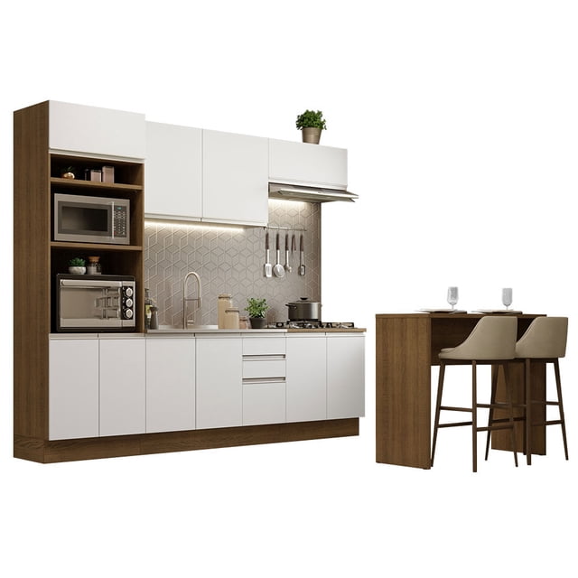 Cocina Integral Completa Modular Madesa Glamy 315cm MB 02